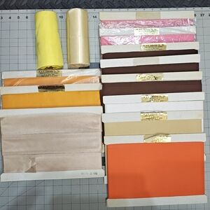 Vintage B. & G. Lieberman Co. Rayon 6" Blanket Hem Quilt Binding Sewing Yardage